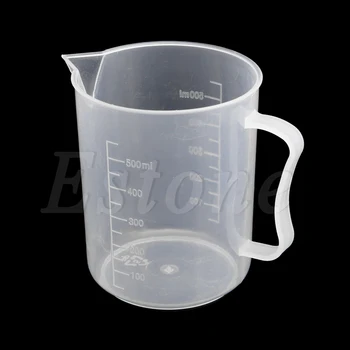

150/250/500/1000/2000ML Plastic Measuring Cup Jug Pour Spout Surface Kitchen 1Pc