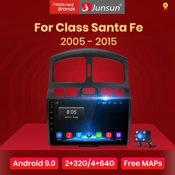 

Junsun V1 2G+32G Android 9.0 For Hyundai Classic Santa Fe 2005-2015 Car Radio Multimedia Video Player Navigation GPS 2 din dvd