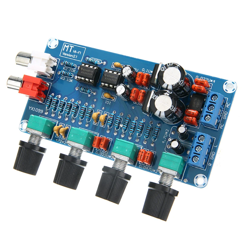 NE5532 OP-AMP Hi-Fi предусилитель модуль панели управления Объем Тон EQ Управление доска Сделай Сам спикер усилитель Наборы