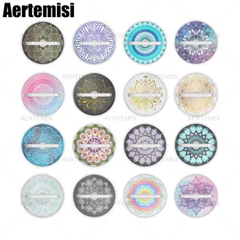 

Aertemisi 50 Pieces Finger Ring Phone Holder Stand and Grip for Smartphones and Tablets Peace Quiet Darkness Mandala Purple Sky