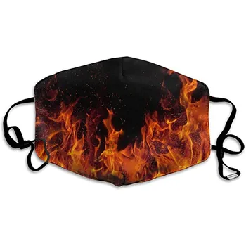 

3d Printed Mask for face Women Reusable Adult Anti-dust Breathable Washable Black Mouth Face Masks Dust-proof Smog Mouth-muffle