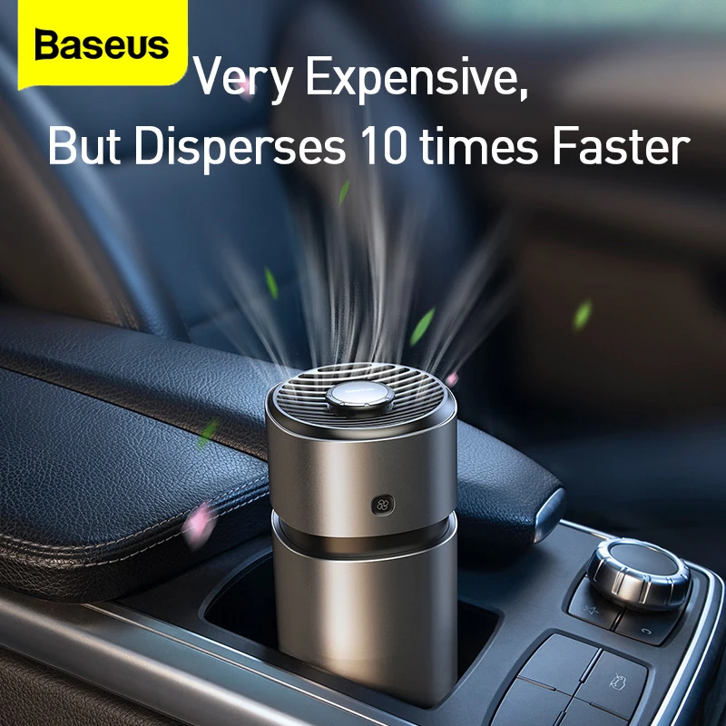 Сильный парфюм Baseus автомобильный вентилятор освежитель воздуха держатель