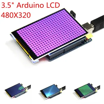 

3.5in TFT Touch Color Screen Module 480x320 HD LCD Screen With SD Card Socket & SPI FLASH Circuit for UNO Mega2560 DUE