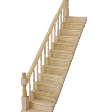1:12 мини поручень лестница модель деревянный кукольный домик миниатюрная мебель лестница для кашпо клетка полива может декор