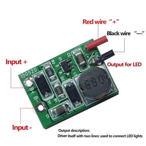 DC12V-24V LED 드라이버, 고출력 드라이버 보드, 정전류 공급, DIY 조명 램프, 조명 변압기, 10W, 20W, 30W, 50W 4