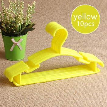 

10Pcs Toddler Baby Portable Wet Dry Hook Coat Storage Home Organizer Children Kids Hotel Anti Slip Clothes Hanger Tool Solid