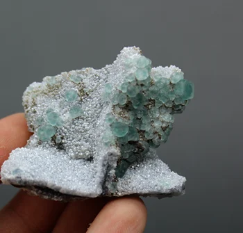 

49g Natural beautiful polyhedron blue green fluorite cluster mineral specimen stones and crystals healing crystals quartz