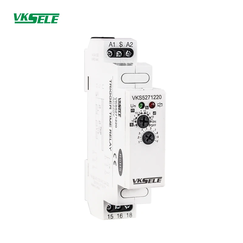 

VKS5270 SPDT 16A 12V 24V 110V 220V 240V Trigger timer relay ON Delay