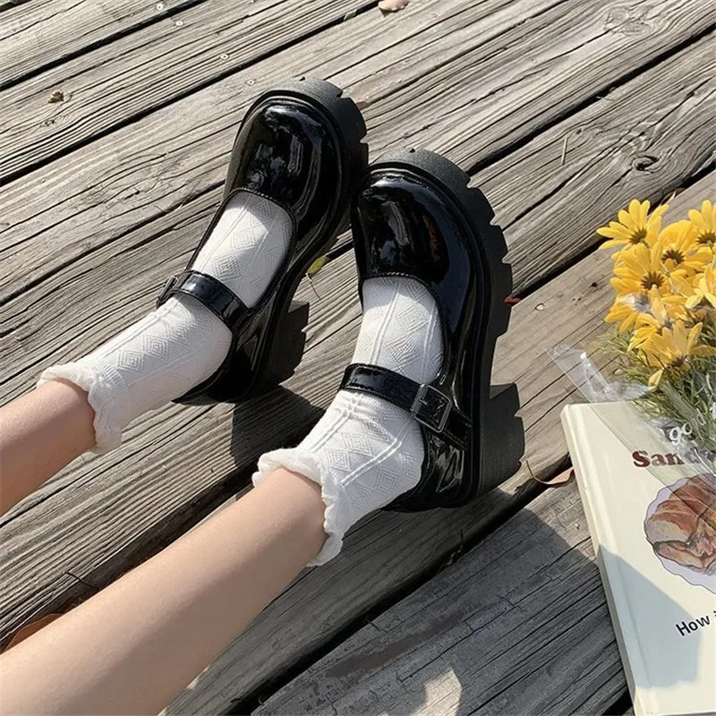 Туфли Lolita женские в японском стиле мягкая Униформа JK для девочек и студентов