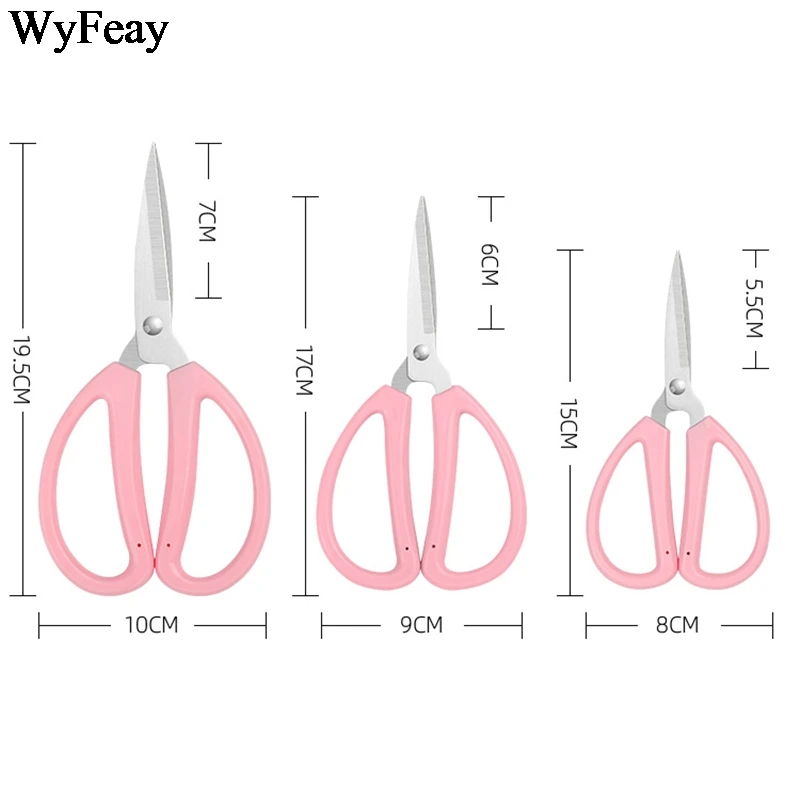 Sewing Scissors Pink & Blue Professional Fabric Cutter Tailor