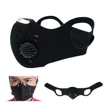 

Valve Masks Replaceable Filter Pad Anti Virus Bacteria Resist Dust Germs Allergies Mask Breathable Repeated Reusable