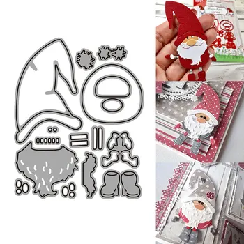 

Christmas Santa Claus Cutting Dies for DIY Scrapbook Handmade Paper Craft Knife Mould Metal steel Template Merry Christmas Dies