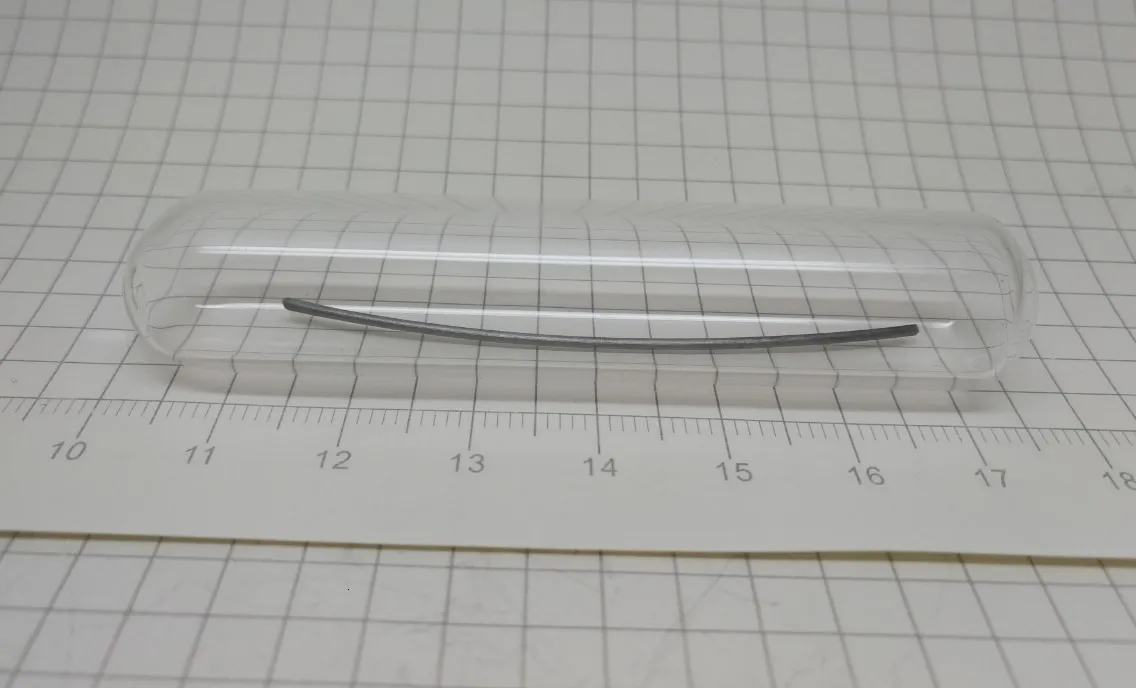 Hafnium проволочное уплотнение стекла металла Hafnium нити высокого Hafnium Hf-99.9% диаметр 1 мм длина 20 и 50 мм