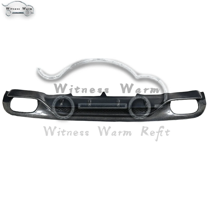 Авто карбоновое волокно/FRP задний бампер четыре выхода Выпускной диффузор