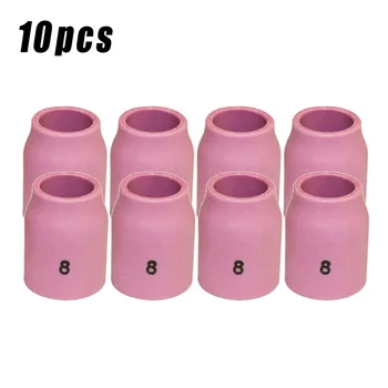 

Pack Of 10 TIG Welding Large Gas Lens Ceramic Cup 53N61S #8 Torch Parts