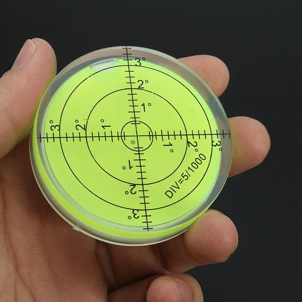 High Precision Acrylic Level Horizontal Leveler Circular Bubble Level Spirit Level Round Bubble Level For Measuring Instrument