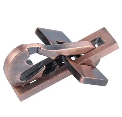Classic IQ Metal Brain teaser Magic Baffling Puzzles Game Toys for  Children Adults Model  14