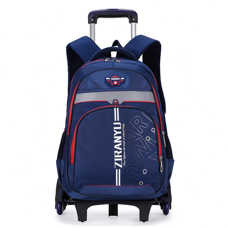 Высококачественная школьная сумка для студентов рюкзак на колесиках Детская сумка на колесиках для школы рюкзак с колесами сумка для мальчика на колесиках рюкзак