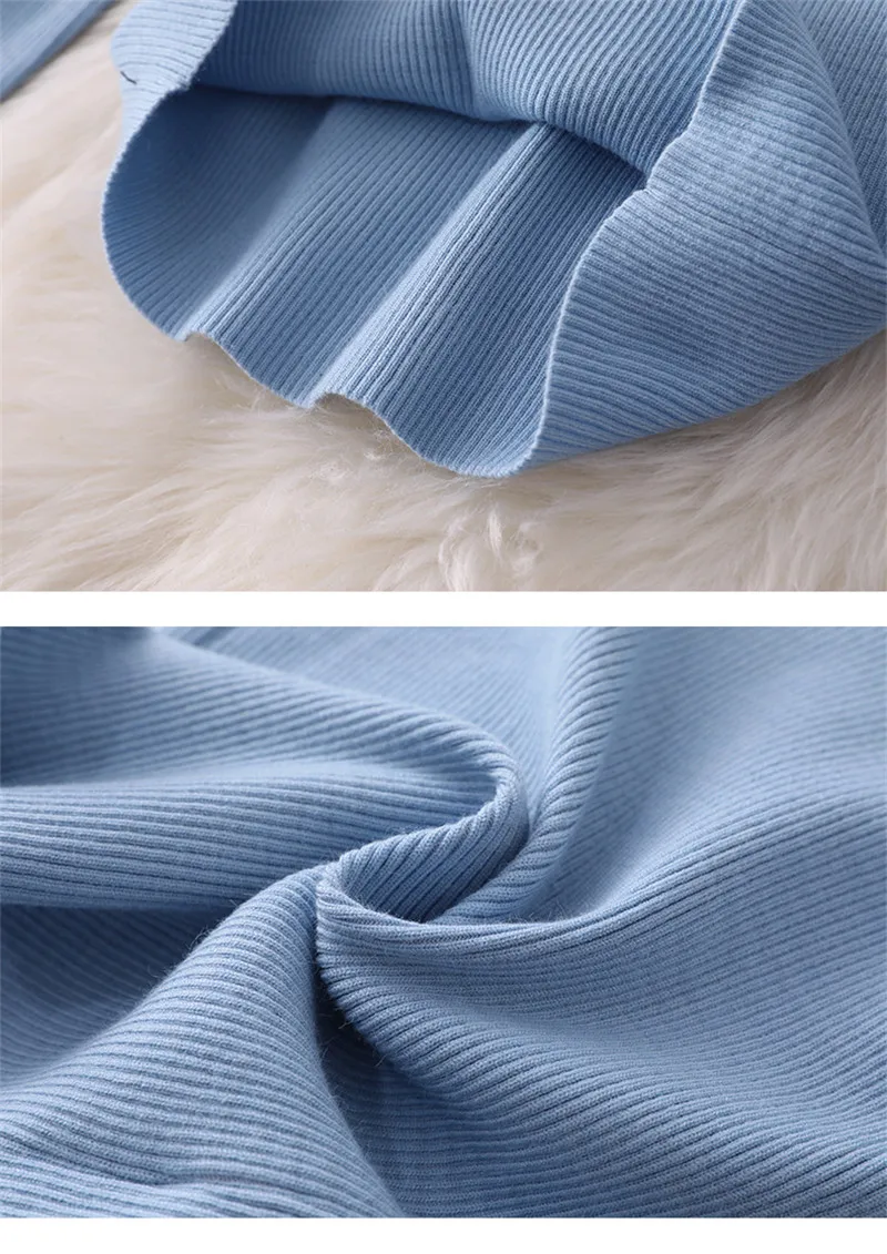 Top Brand Designer Women Sweater Skirt 2Pcs Set 2019 Autumn Winter High Neck Knit Top+Plaid Skirt Suit Set Lady Twinset