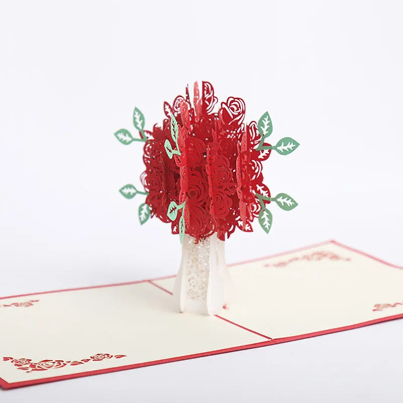  3D Greeting Cards Wedding Invitations for Mother Daughter Wife Anniversary FP8 - 4000574115500