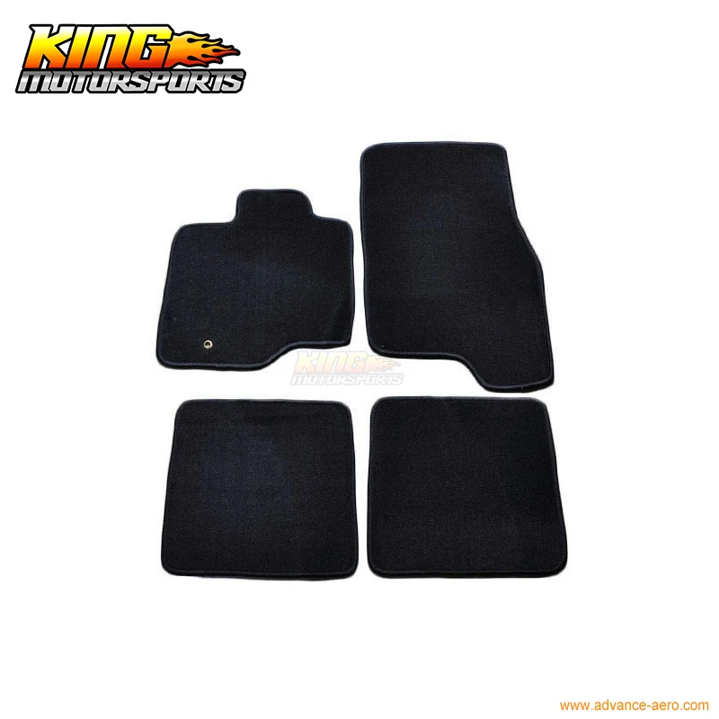 Fit For 03 10 4Dr Ford Expedition OEM Front&Rear Cutting Floor Mats Carpet Black Nylon Global