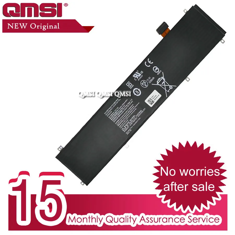 QMSI 15,4 V 5209mAh 80Wh RC30-0248 Аккумулятор для ноутбука razer Blade Stealth 15 RTX 2070 Max-Q LINGREN 15(i7 8750 H
