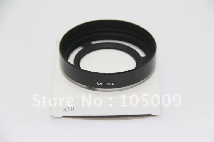 LH-X10 Metal Lens Hood 52mm Filter Adapter Ring For Fujifilm fuji FinePix X10 x20 x30 camera black silver | Электроника