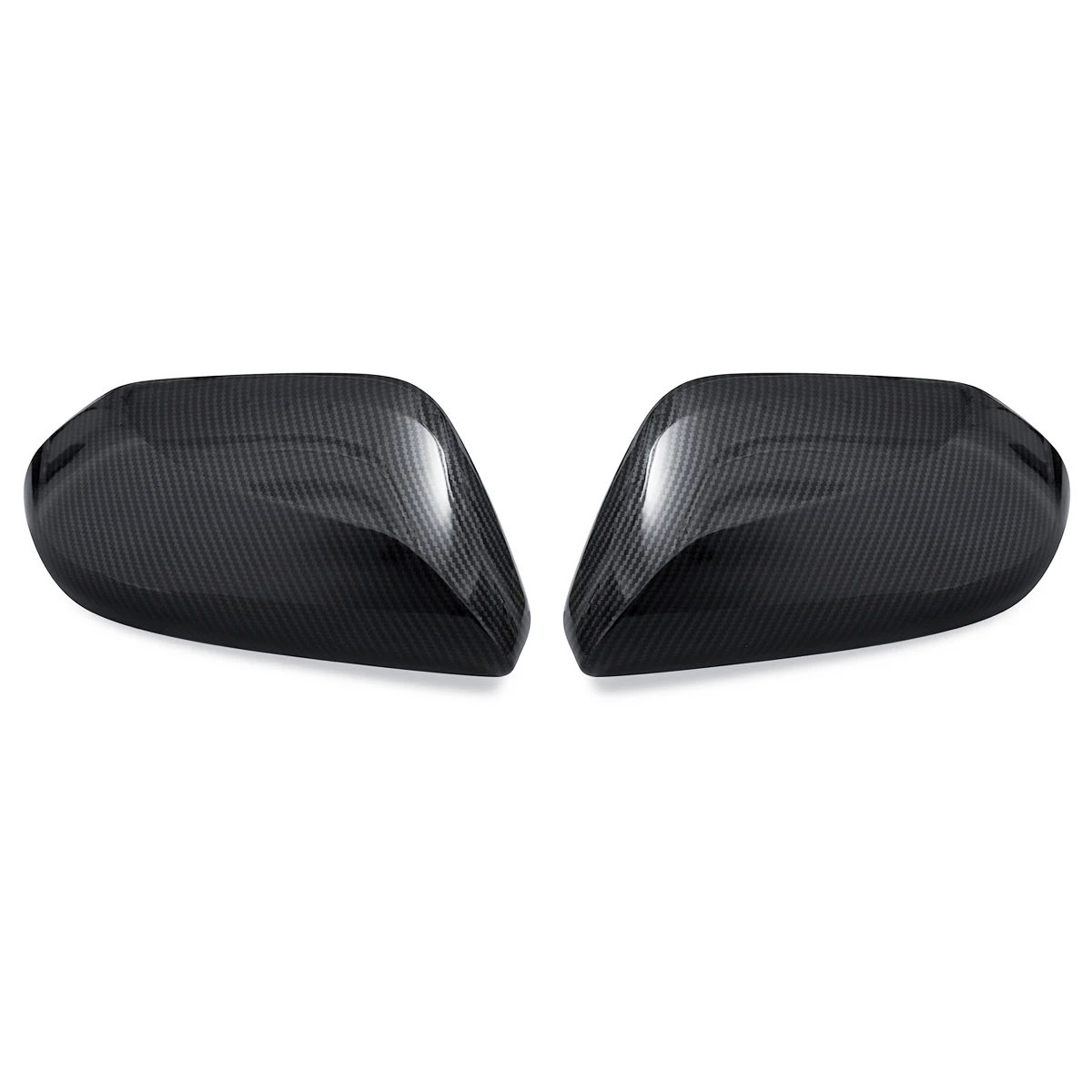 

Hot Sale 2x ABS Car Side Door Rearview Rear View Mirror Cover Cap Sticker Cap Carbon Fibre For Toyota Avalon XX50 2019