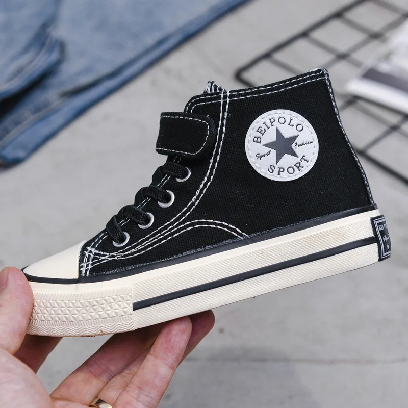 Children Shoes For Girls Denim Sneakers Baby Shoes Casual Boys Running Kids Sports Shoes Fashion Light Flat Soft Breathable New