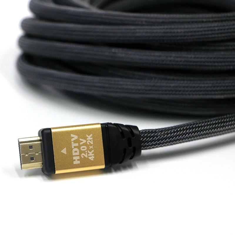 Кабель HDMI версии 2,0 4K* 2K 60HZ(совместим с 3D, 1080 P) HD видео кабель 15 м