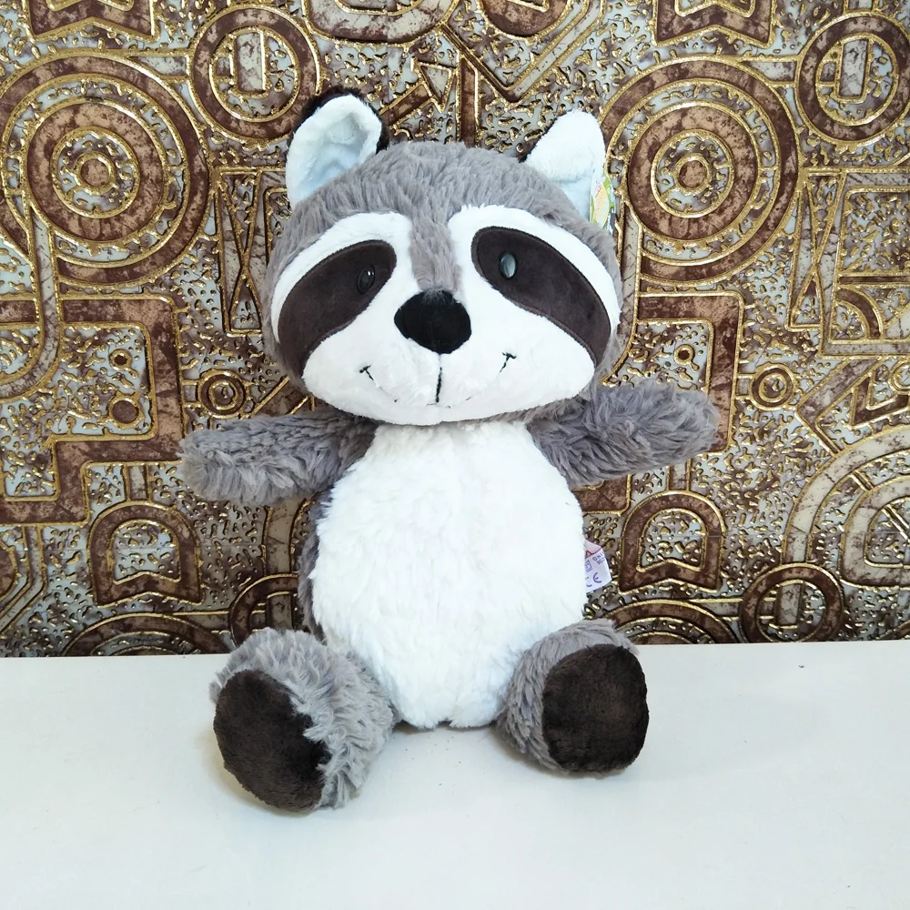 Raccoon Plush Toys Grey Cute Animal sdoll Children Stuffed Toy