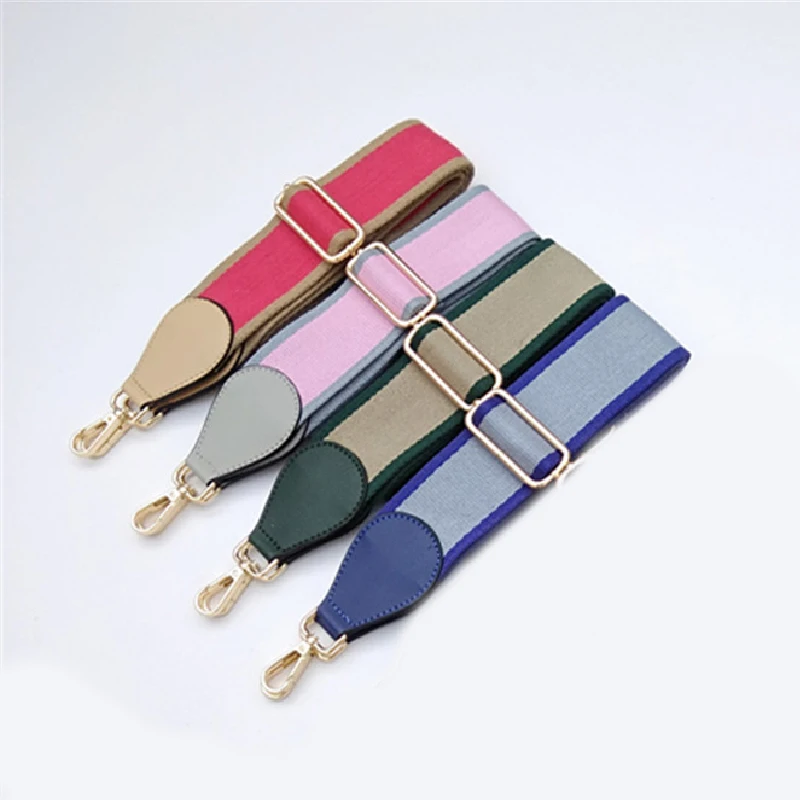 Women Wide Adjustable Bag Strap Handbag Handle Strap Shoulder Bag Belt Colored Fashion Replacement Bag Accessories Correa Bolso