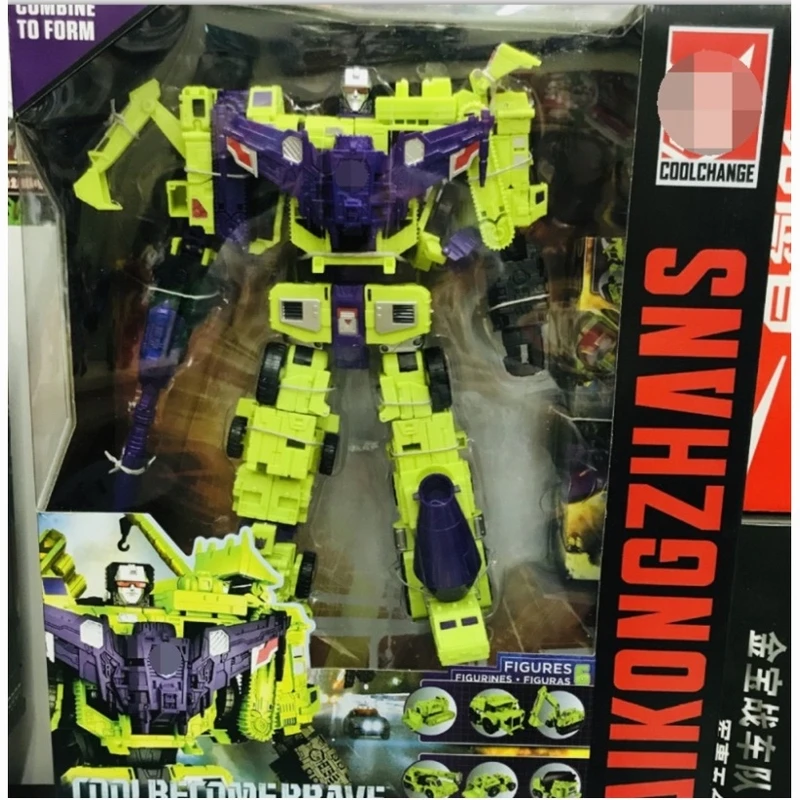 Трансформация Defender Defensor Devastator фигурка игрушки экшн-фигурка робот развивающая модель Рождественский подарок для детей