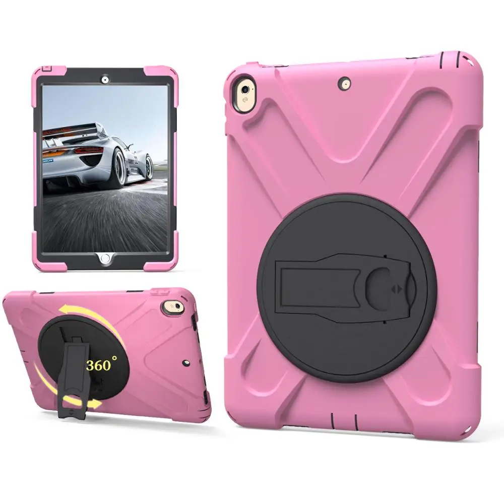 Pro 10.5-Pink Для Funda ipad Pro 10,5 чехол для Coque Apple ipad Pro 10,5 чехол Защитный PC+ силиконовый чехол с держателем для ручки - Цвет: Pro 10.5-Pink