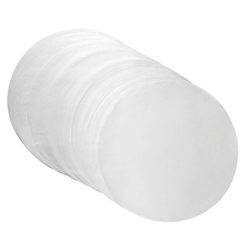 

100 Pcs Round 8 Inch Baking Silicone Paper Rounds Non Stick Baking Circles Sheets Greaseproof Baking Sheets Cake Pans Circle Cak