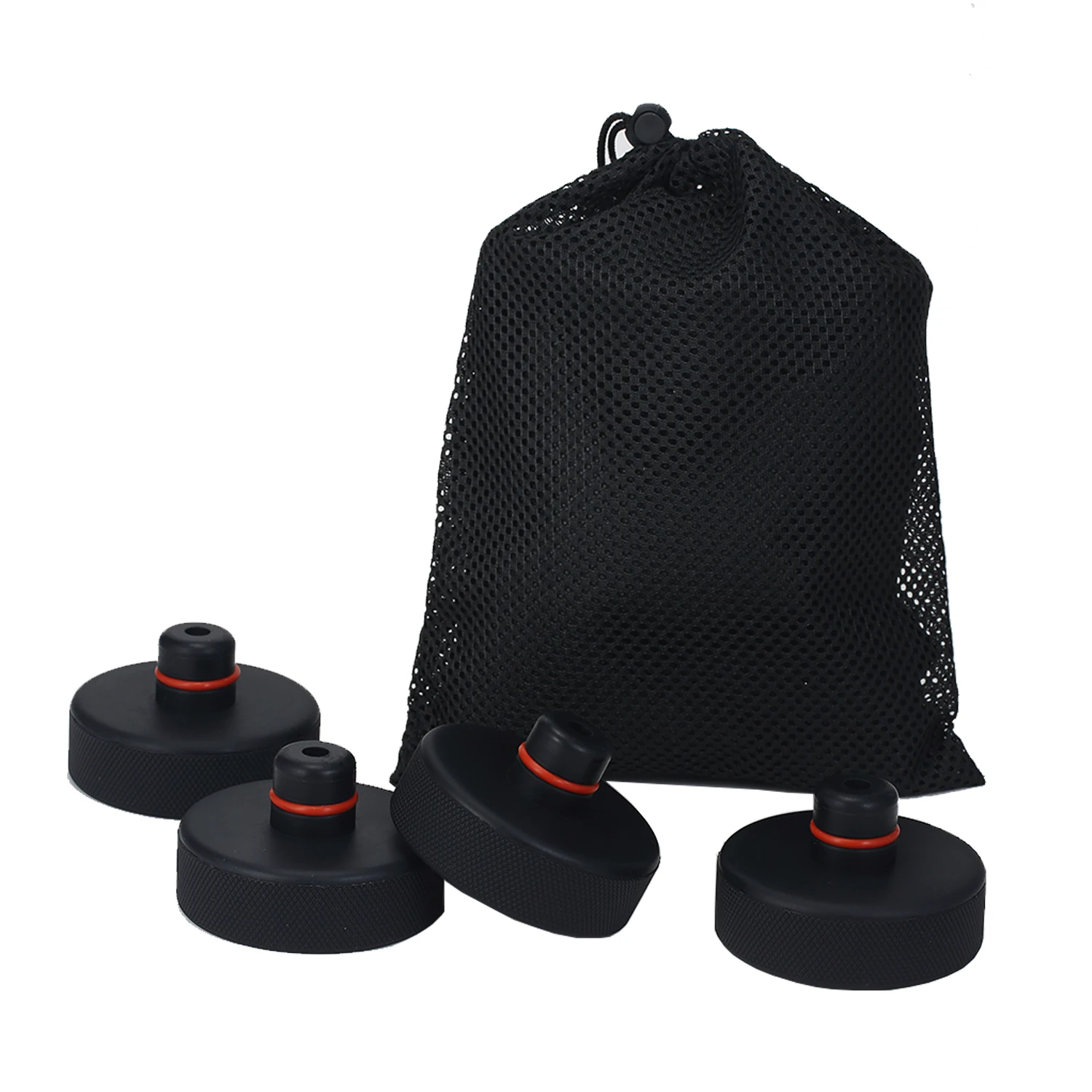 4Pcs Auto Black Rubber Jack Lift Point Pad Adapter For Tesla Model 3/S/X Tool Chassis Car Styling Accessories |
