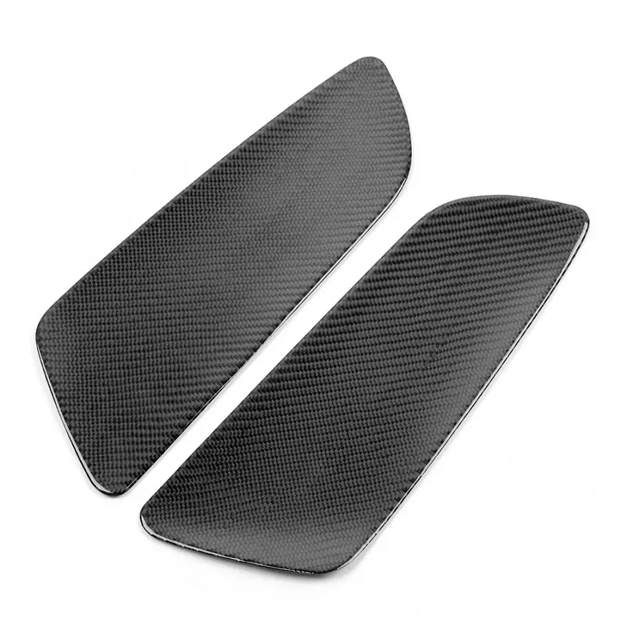 Carbon Fiber Rear Car Door Panel Interior Decoration Fit for Ford Mustang Left Drive Auto Accessories