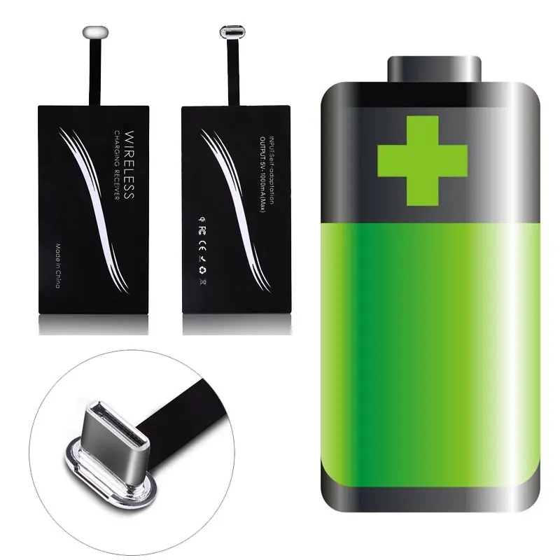 Usb type C Qi зарядный приемник Беспроводное зарядное устройство Быстрая зарядка приемник модуль зарядки приемники для смартфона