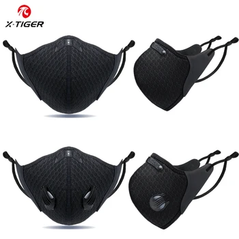 

X-TIGER Sport Face Mask Activated Carbon Filter Cycling Face Mask Anti-Pollution PM 2.5 Activated Breathing Mask Dropshipping