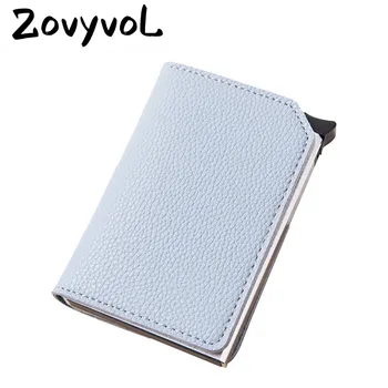 

ZOVYVOL New 2020 Multi Smart Wallet Carbon Fiber Anti-theft Card Holder RFID Pop-up Clutch Multi Men and Women Unisex Card Case