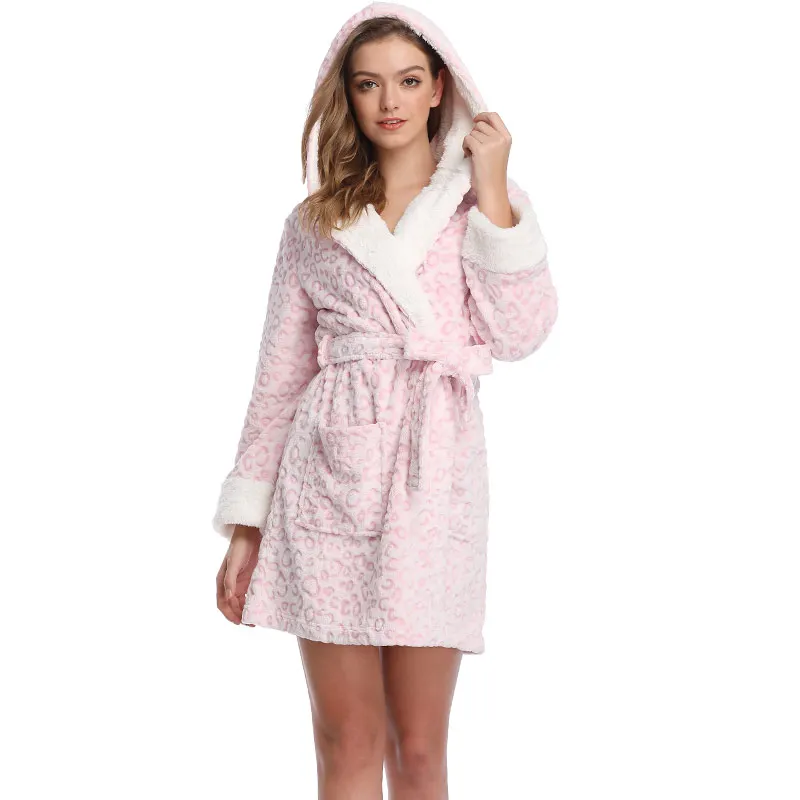 Classy Fleece Kimono Sleepwear-2