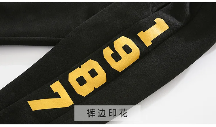 winter Kids Warm Kids Set Boy Children's Fashion Suit Baby Kids Clothing Sets Boy PThickening plush sweater+ plush jeans 2pcs
