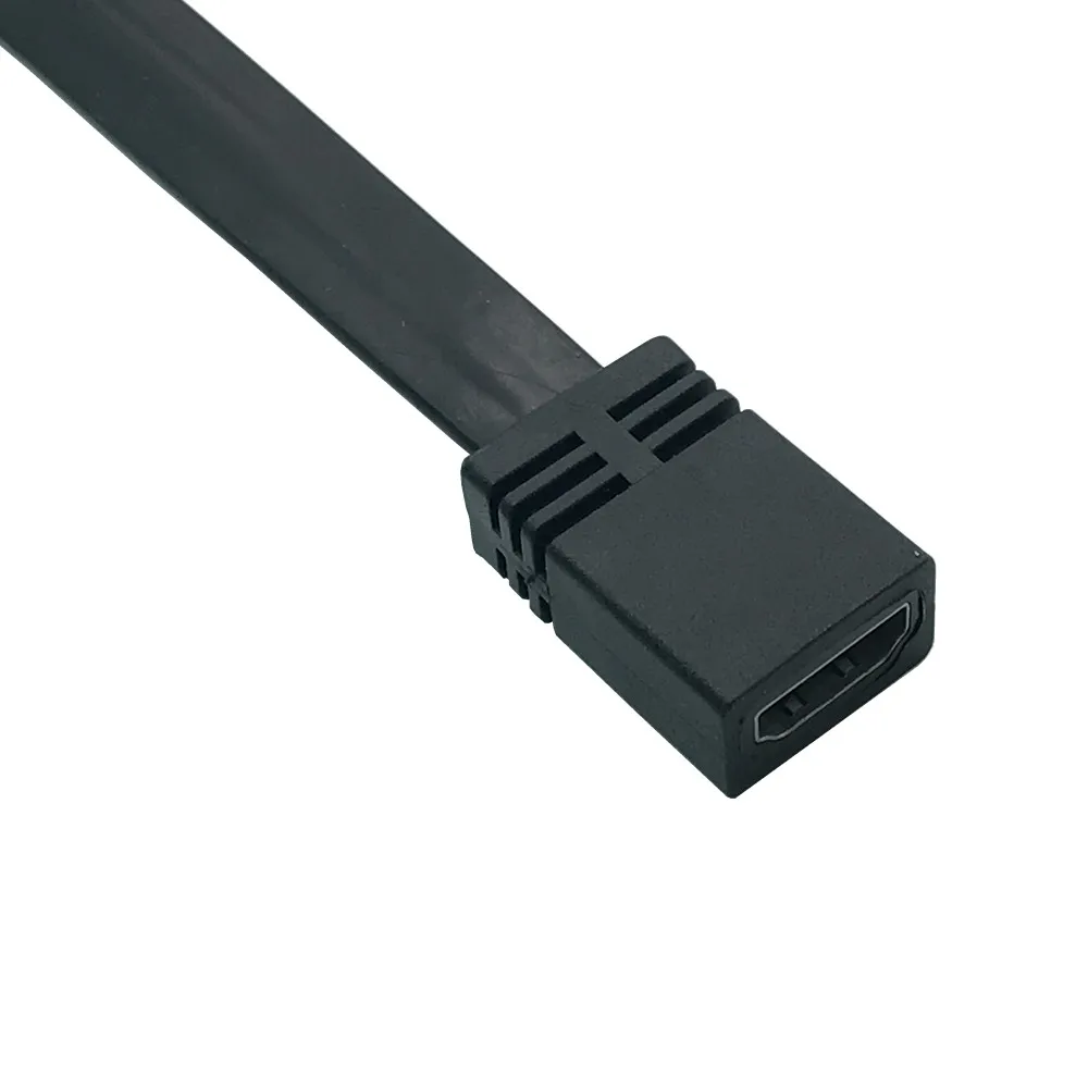 HDMI кабель-удлинитель для мужчин и женщин HDMI Ultra HD HDMI расширенный кабель-адаптер плоский кабель для HD ТВ ПК ноутбук 0,5 м