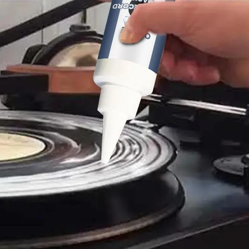 30/100ml Vinyl Record Cleaner Powerful vacuuming Grooves Slits Deep Cleaning Fluid For Professional Record Players Mask - ANKUX Tech Co., Ltd