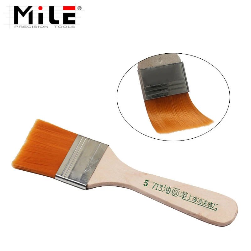 MILE 5Pcs Soft Cleaning Brush Computer Keyboard PC Dust Cleaner Wood Handle for Electronics Mobile Phone PCB Repair Tools Set