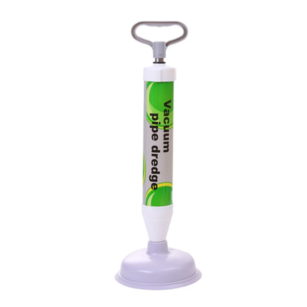 

Pump Toilet Cleaner Air Suction Powerful High Pressure Handle Drain Plunger Buster