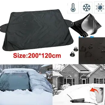 

Universal Windshield Sunshade Foldable Front And Rear Window Protective Windproof Articles 150x70cm Sun Visor Car Styl H4U2