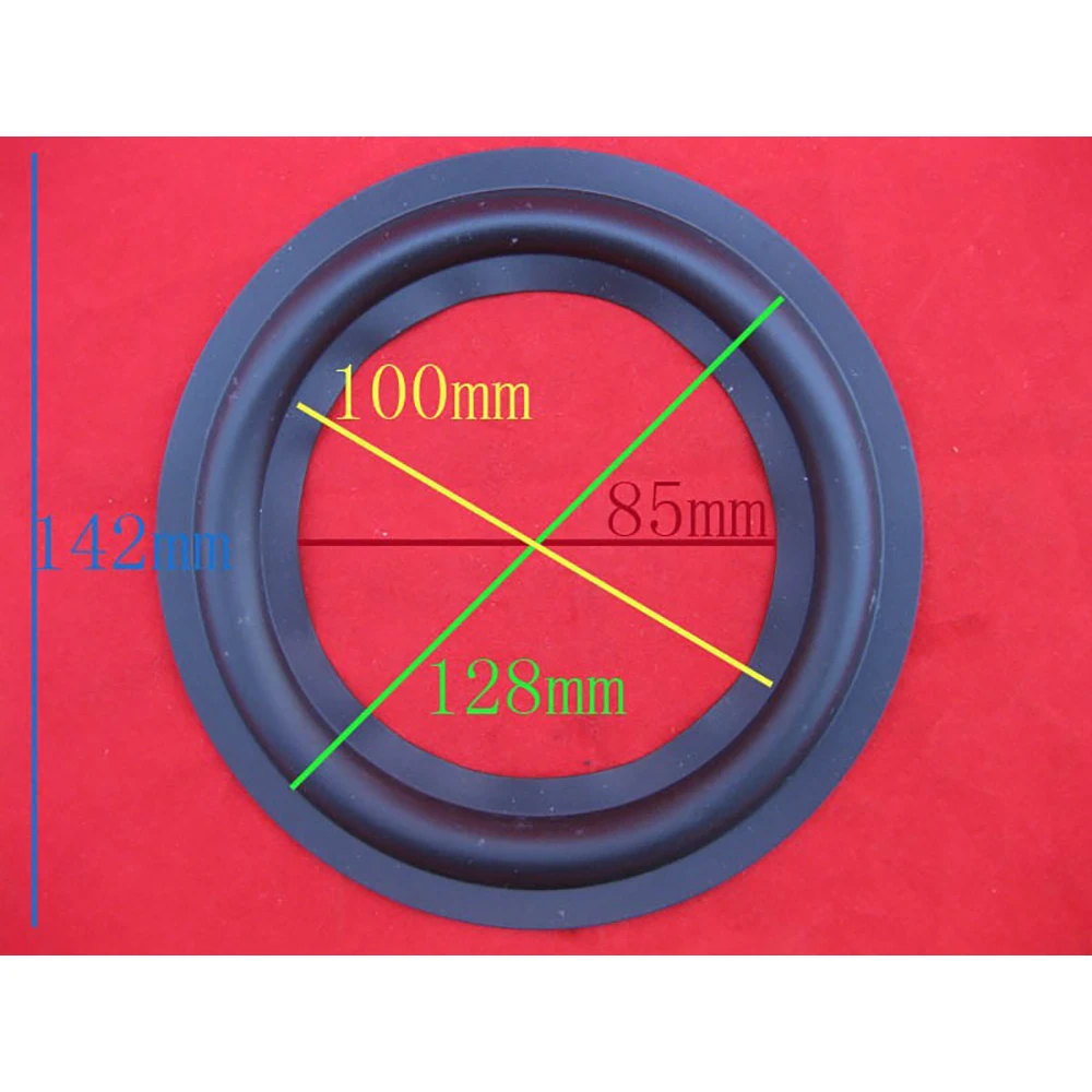 

10 pcs /lot 5.5 inch WOOFER / BASS SPEAKER SURROUNDS REPAIR RUBBER:142mm / 128mm / 100mm / 85mm