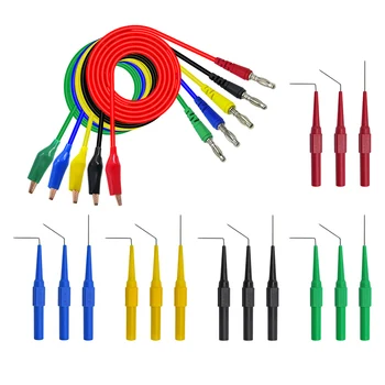 

Newest Multimeter Electric Rear Probe Connector Test Cable Kit Multifunction Replaceable Accessories