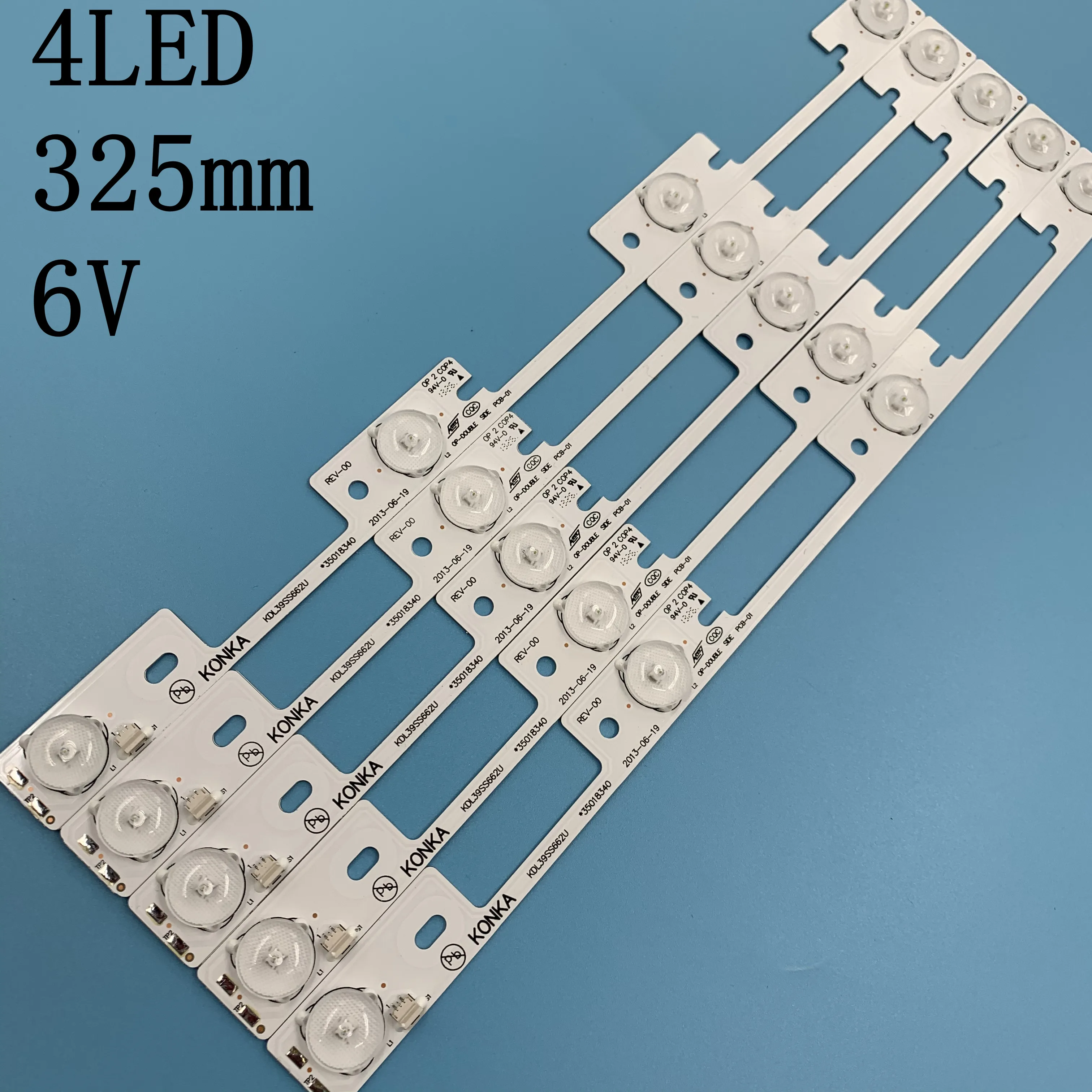 Светодиодная панель для подсветки Konka 39 дюймов KDL39SS662U 35018339 40 KDL40SS662U 35019864 327 мм 20 шт.
